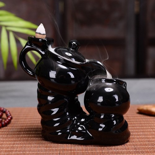 Thác Khói Trầm Hương Bộ Ấm Trà