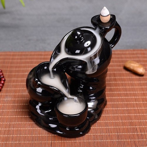 Thác Khói Trầm Hương Bộ Ấm Trà