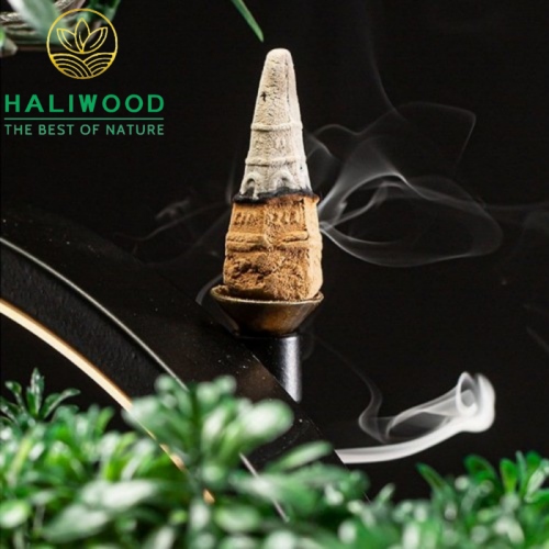 Thác Khói Trầm Hương Đèn Led Cò Trắng