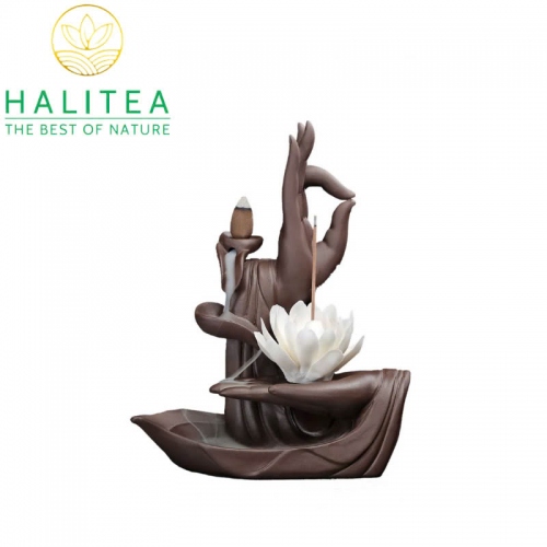 Thác Khói Trầm Hương Phật Thủ Liên Hoa