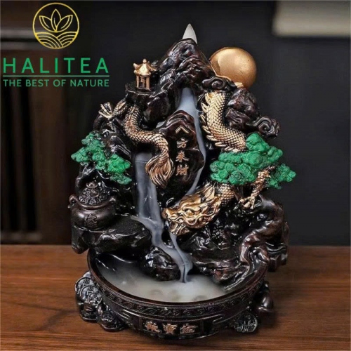 Thác Khói Trầm Hương Tiểu Cảnh Nam Sơn Hùng Vỹ