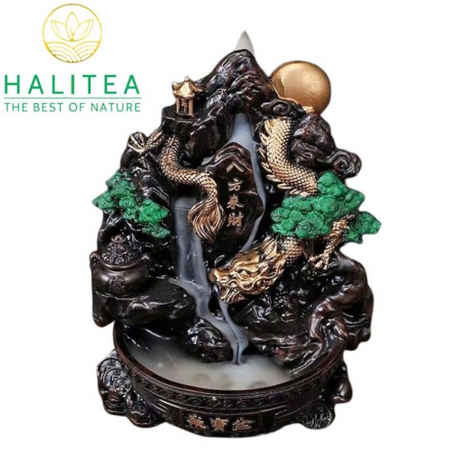 Thác Khói Trầm Hương Tiểu Cảnh Nam Sơn Hùng Vỹ