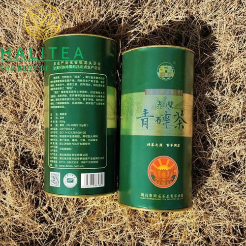 Thanh Chuyên Trà Động Trang 500g – 40 Viên Hắc Trà Xích Bích Hồ Bắc