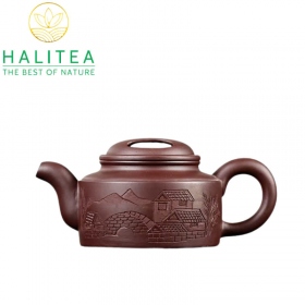 Ấm Tử Sa Ngưu Cái Liên Tử 420ml