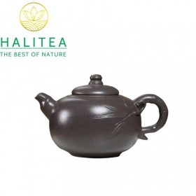 Ấm Tử Sa Trúc Đoạn Xuyết Chỉ Thiên Thanh Nê 280ml