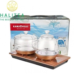 Bếp Điện Đôi KAMJOVE H9 Cấp Nước Từ Đáy Bộ Ấm Thủy Tinh...
