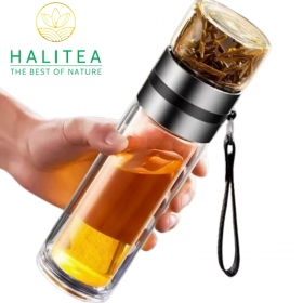 Bình Pha Trà Thuỷ Tinh 2 Lớp