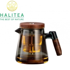 Bình Pha Trà Thủy Tinh Nút Bấm Tách Trà 800ml – Bình Pha Trà...