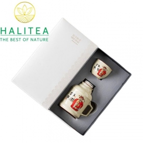 Bình Trà Giữ Nhiệt Gốm Sứ Nhữ Diêu - Ru Kiln Mini 400ml Kèm Ly...