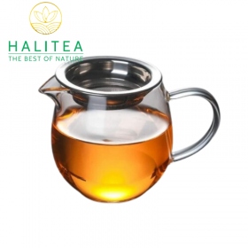 Bộ Chén Tống Thủy Tinh Lọc Inox Tròn Bầu 350ml