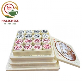 Bộ Cờ Tướng Melamine Giả Ngọc - Hộp Nhựa Cao Cấp Size 40, 45,...