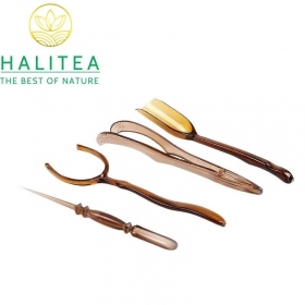 Bộ Dụng Cụ Trà Đạo 4 Món Nhựa Giả Ngọc 16,5cm