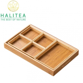 Bộ Khay Trà Tre Tiện Lợi 6 Món