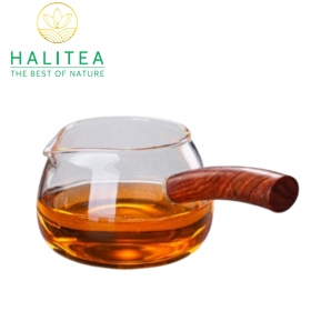 Chén Tống Thủy Tinh Quai Siêu Cán Gỗ 350ml