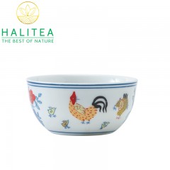 Chén Trà Sứ Đức Hoá Con Gà Trống 50ml