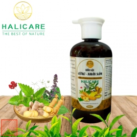 Dầu Gội Thiên Nhiên HaliCare Gừng Và Nhân Sâm Chai 500ml