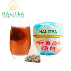 Hồng Trà Chanh Mật Ong HALITEA Túi Tam Giác Hộp Thiếc 30gr/ hộp/10...