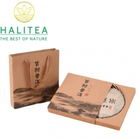 Hộp Đựng Trà Phổ Nhĩ Giấy Kraft – Thiết Kế Ngăn Kéo & Túi...