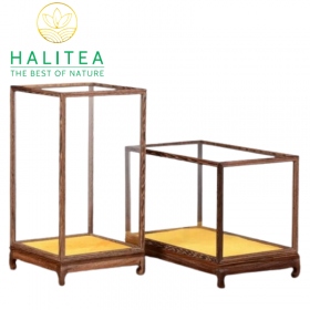 Hộp Kính Trưng Ấm Trà Hình Trụ Cao 19cm
