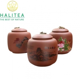 Hũ Đựng Trà Tử Nê Nắp Kín 650ml