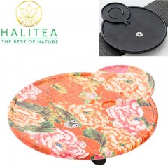 Khay Trà Đổi Màu Hoa Mẫu Đơn KT: 41x35cm