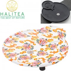 Khay Trà Đổi Màu Lý Ngư Vọng Nguyệt KT: 41x35cm