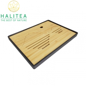 Khay Trà Tre Kết Hợp Nhựa Tiện Lợi Thanh Lịch K2519