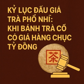 Kỷ Lục Đấu Giá Trà Phổ Nhĩ: Khi Bánh Trà Cổ Có Giá Hàng Chục Tỷ...