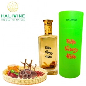 Rượu Nhung Hươu HALIWINE Lon Xanh Chai 500ml