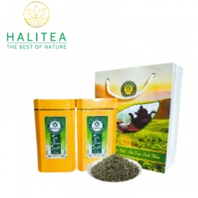Set Lục Trà Shan Tuyết Cổ Thụ HALITEA Đặc Biệt 200gr/ 2 hộp/ 1...
