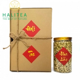 Set Quà Tặng Trà Hoa Lài - Jasmine Tea Hộp Giây Kraft 360Gr