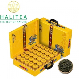 Thiết Quan Âm (Tie Guan Yin) Hộp  Quà Tặng Vali Vàng Kim Long 30 Hũ...