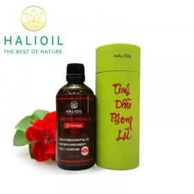 Tinh Dầu Phong Lữ HALIOIL - Geranium Chai 100ml