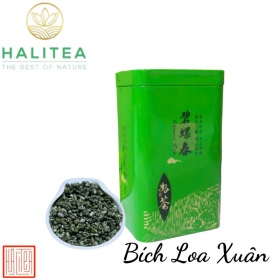 Trà Bích Loa Xuân Hộp Thiếc Xanh 100gr