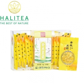 Trà Hoa Cúc Đại Đóa Hộp Kiếng 20 Gói