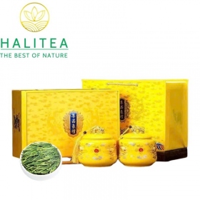 Trà Long Tĩnh (Longjing Tea) Minh Tiền 2025 – Hộp Quà Vàng Hoàng Kim...