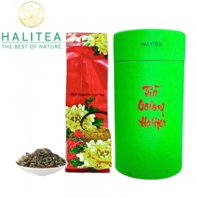 Trà Ô Long HALITEA Cao Cấp Lon Xanh - Set Quà Tặng