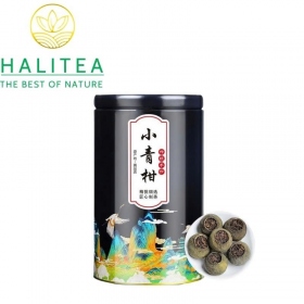 Trà Phổ Nhĩ Chín Tiểu Thanh Cam (小青柑普洱) – Hộp Thiếc 100g