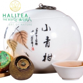 Trà Phổ Nhĩ Quýt Cao Cấp Hũ Sứ 150gr