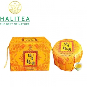 Trà Phổ Nhĩ Sống Ban Chương Long Đoàn Kim Qua 1000g