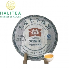 Trà Phổ Nhĩ Sống Đại Ích TAETEA 2013 Số Hiệu 8582 - Bánh 357g