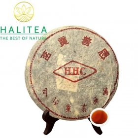 Trà Phổ Nhĩ Sống HHC (Hong He Gong She) 2002 Hồng Hòa Công Xã -...
