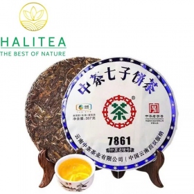 Trà Phổ Nhĩ Sống Trung Trà 7861 (Zhongcha) 2024 Bản Kinh Điển Mãnh...