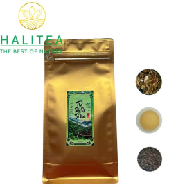 Trà Sống Rời Tà Xùa – Shan Tuyết Cổ Thụ Sơn La Túi Zip 100g