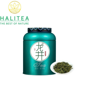Trà Tây Hồ Long Tĩnh Hộp Thiếc Cao Cấp 250g
