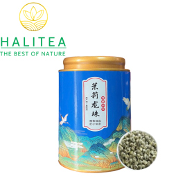 Trà Tiểu Long Châu - Bạch Mao Hương Lài Hộp Thiếc 100g