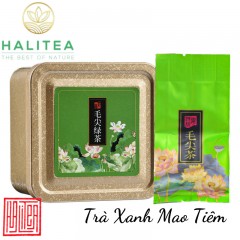 Trà Xanh Mao Tiêm Hộp Thiếc 50g/ hộp/ 10 gói