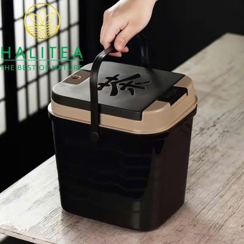 Thùng Đựng Bã Trà Nhựa Có Khay Lọc – Dung Tích 4L, 8L, 10L