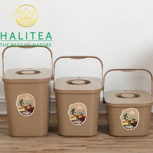 Thùng Đựng Bã Trà Nhựa Tròn 4L, 7L, 10L