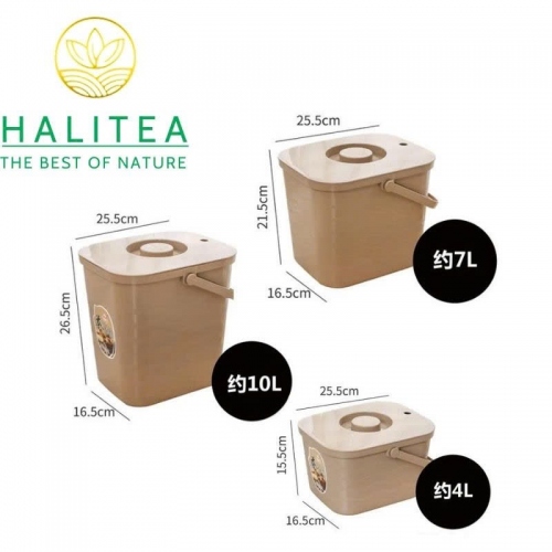 Thùng Đựng Bã Trà Nhựa Tròn 4L, 7L, 10L